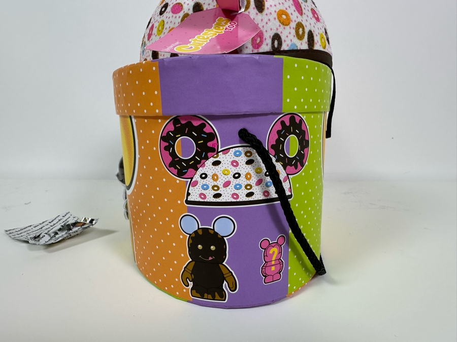 Vintage Disney Vinylmation Cutesters Too Vinyl Ear Hat Plus 3' Mystery Jr. Collectible Figure With Original Box [Photo 7]