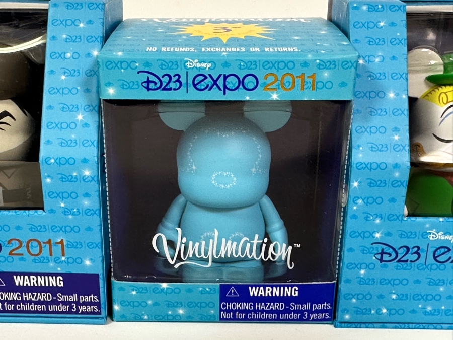 Set Of Three Vinylmation D23 Expo 2001 Disney 3' Vinyl Figures New In Boxes [Photo 6]