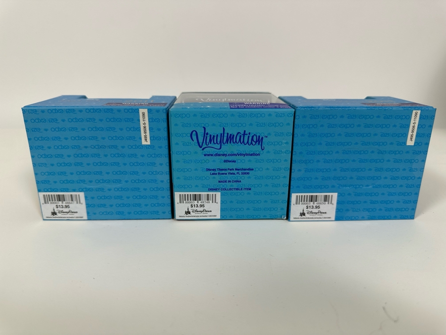 Set Of Three Vinylmation D23 Expo 2001 Disney 3' Vinyl Figures New In Boxes [Photo 14]