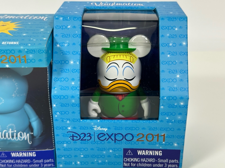 Set Of Three Vinylmation D23 Expo 2001 Disney 3' Vinyl Figures New In Boxes [Photo 4]