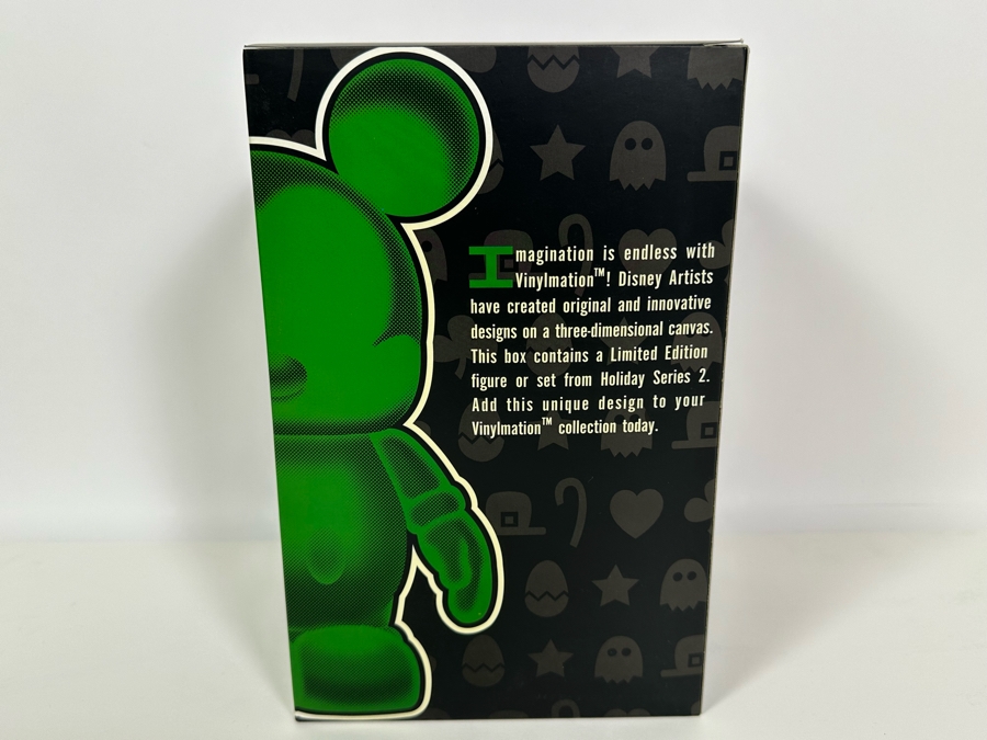 Vintage Walt Disney Disneyland Theme Park Merchandise Vinylmation Holiday #2 9' Collectible Vinyl Mickey Mouse Figure Limited Edition Of 1,000 Pieces New In Box [Photo 7]
