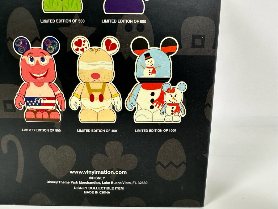 Vintage Walt Disney Disneyland Theme Park Merchandise Vinylmation Holiday #2 9' Collectible Vinyl Mickey Mouse Figure Limited Edition Of 1,000 Pieces New In Box [Photo 9]