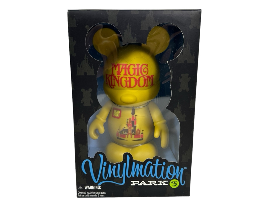 Vintage Walt Disney Disneyland Theme Park Merchandise Vinylmation Magic Kingdom Park #5 9' Collectible Vinyl Mickey Mouse Figure Limited Edition Of 800 Pieces New In Box