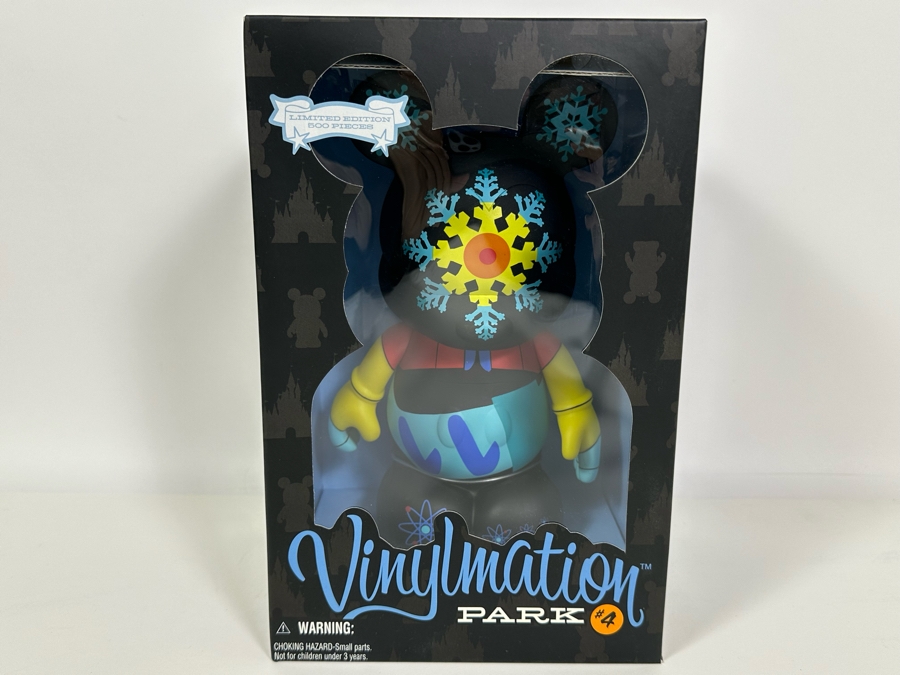Vintage Walt Disney Disneyland Theme Park Merchandise Vinylmation Park #4 9' Collectible Vinyl Mickey Mouse Figure Limited Edition Of 500 Pieces New In Box [Photo 2]