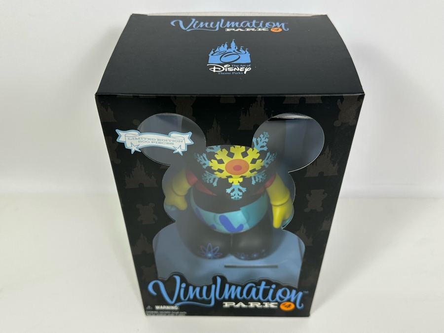 Vintage Walt Disney Disneyland Theme Park Merchandise Vinylmation Park #4 9' Collectible Vinyl Mickey Mouse Figure Limited Edition Of 500 Pieces New In Box [Photo 5]