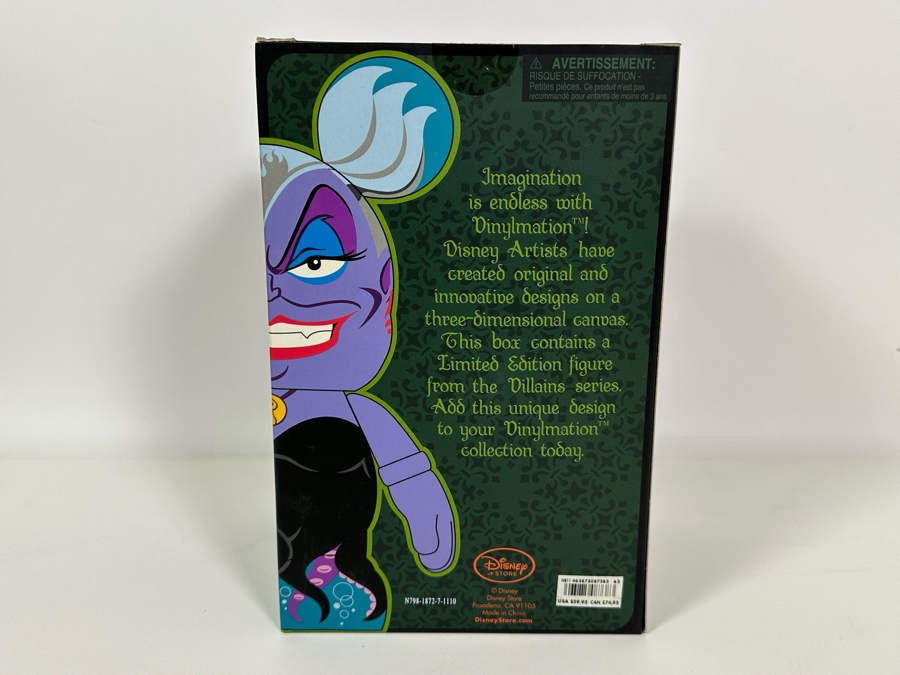 Vintage Walt Disney Disneyland Theme Park Merchandise Vinylmation Villains Jumba 9' Collectible Vinyl Mickey Mouse Figure Limited Edition Of 700 Pieces New In Box [Photo 7]