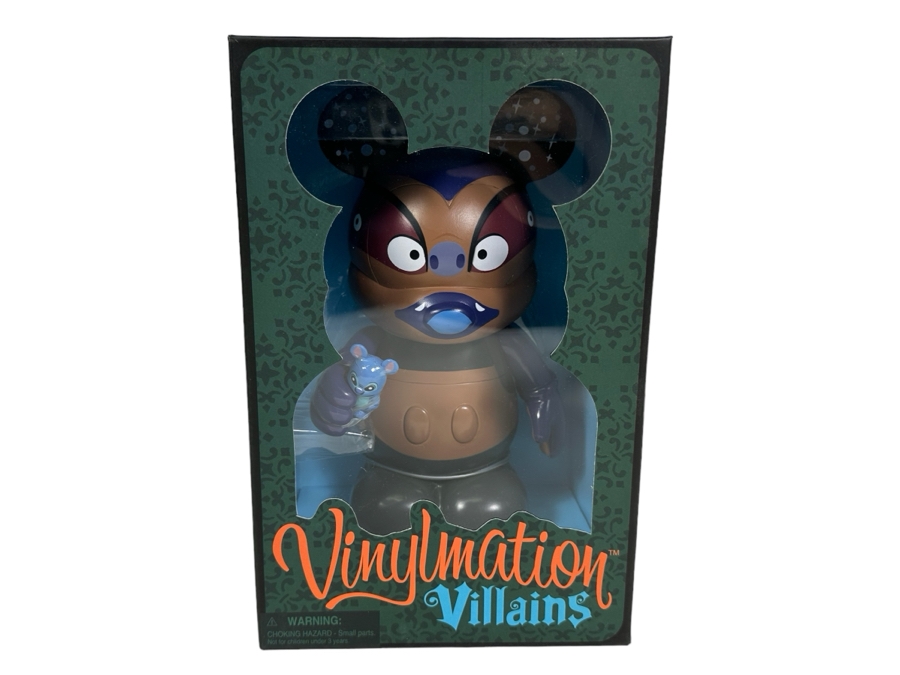 Vintage Walt Disney Disneyland Theme Park Merchandise Vinylmation Villains Jumba 9' Collectible Vinyl Mickey Mouse Figure Limited Edition Of 700 Pieces New In Box