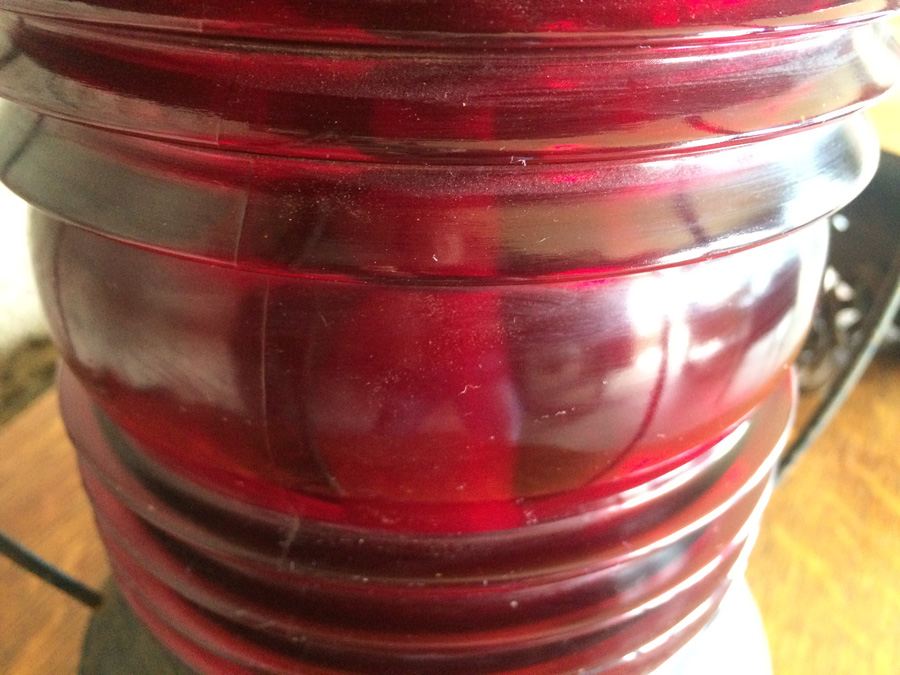 Electrified Red Lantern Light Fixture [Photo 12]