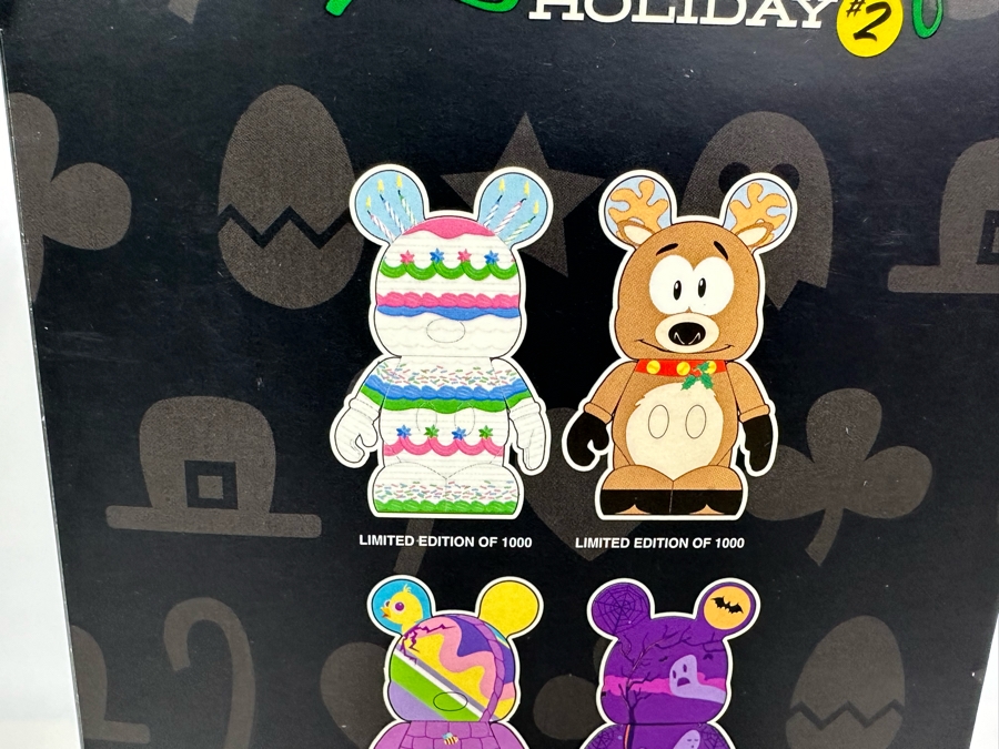 Vintage Walt Disney Disneyland Theme Park Merchandise Vinylmation Holiday #2 9' Collectible Vinyl Mickey Mouse Figure Limited Edition Of 1,000 Pieces New In Box [Photo 8]