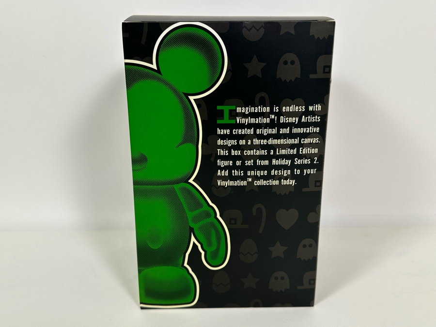 Vintage Walt Disney Disneyland Theme Park Merchandise Vinylmation Holiday #2 9' Collectible Vinyl Mickey Mouse Figure Limited Edition Of 1,000 Pieces New In Box [Photo 6]