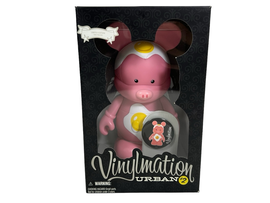 Vintage Walt Disney Disneyland Theme Park Merchandise Vinylmation Urban #2 9' Collectible Vinyl Mickey Mouse Figure Limited Edition Of 500 Pieces New In Box