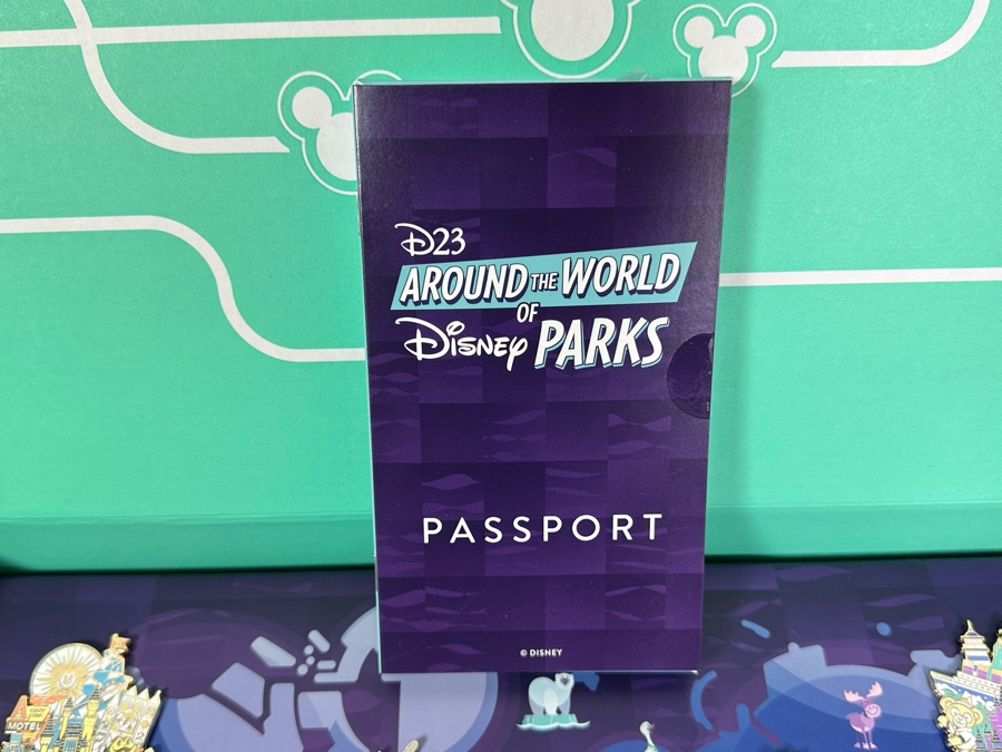 D23 Around The World Of Disney Parks Fan Club Disney Trading Pins Set With Box 16W X 10.5D X 1.75H [Photo 14]