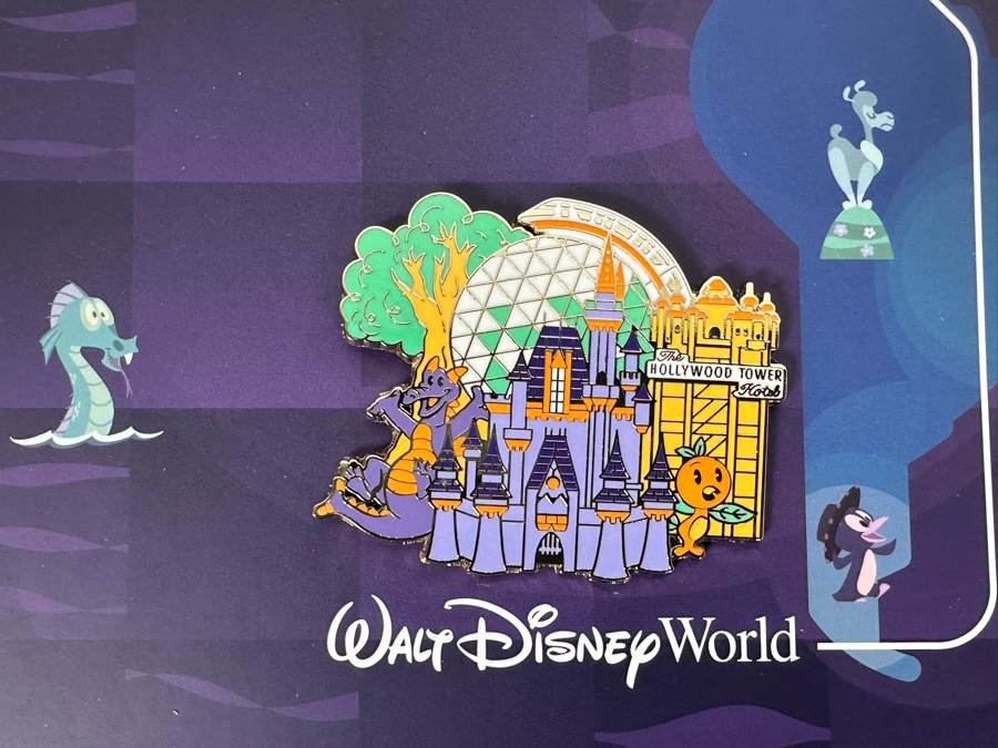 D23 Around The World Of Disney Parks Fan Club Disney Trading Pins Set With Box 16W X 10.5D X 1.75H [Photo 9]