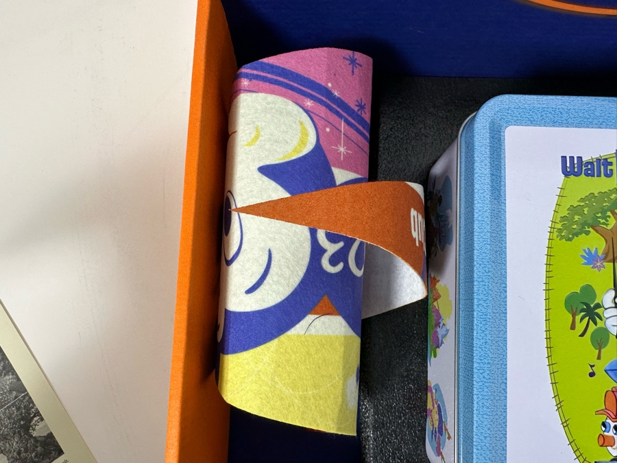 D23 2021 Gold Member Collector Set From The Official Disney Fan Club With Walt Disney World Metal Lunch Pail Box, Ephemera And Pennant With Original Box 14.5W X 10.5D X 4H [Photo 10]