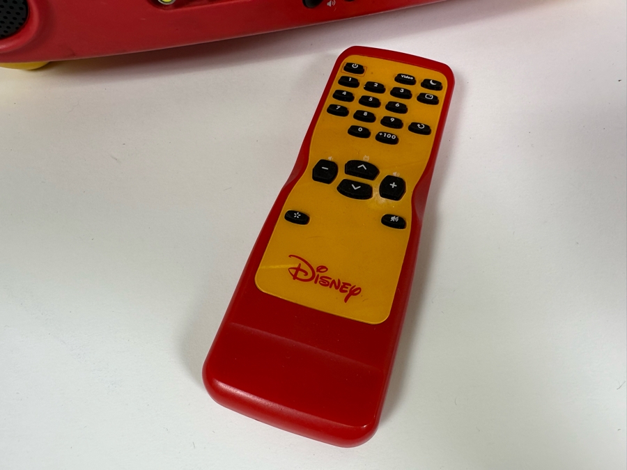 Vintage Disney Television TV Set With Mickey Mouse Ear Speakers And Remote Model DT1300-C 2003 16W X 15D X 21H [Photo 5]