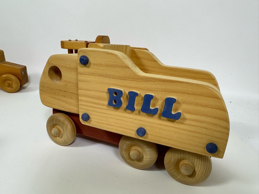 Collection Of Eleven Wooden Trucks [Photo 12]
