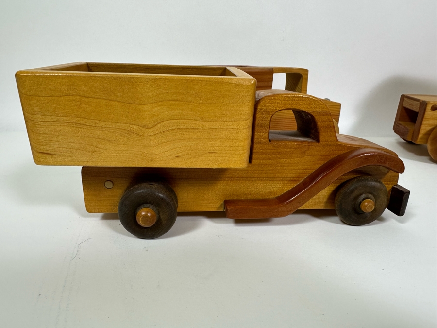 Collection Of Eleven Wooden Trucks [Photo 9]