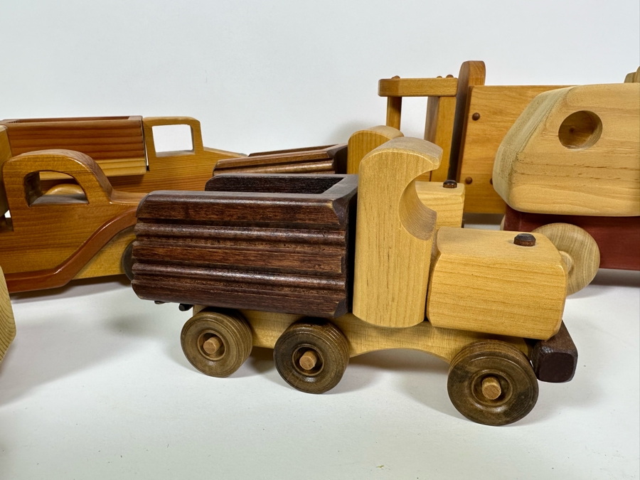 Collection Of Eleven Wooden Trucks [Photo 8]