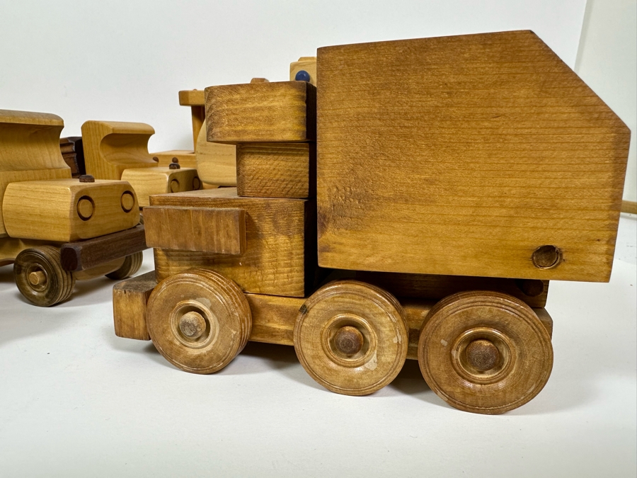 Collection Of Eleven Wooden Trucks [Photo 7]
