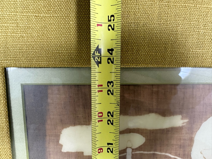 Vintage Mid-Century Israeli S‌igned Batik Artwork 15 X 23 With Frame 23 X 31 [Photo 8]