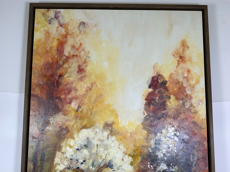 Large Canvas Print Titled 'Garden Sun II' 30 X 63 Framed [Photo 4]