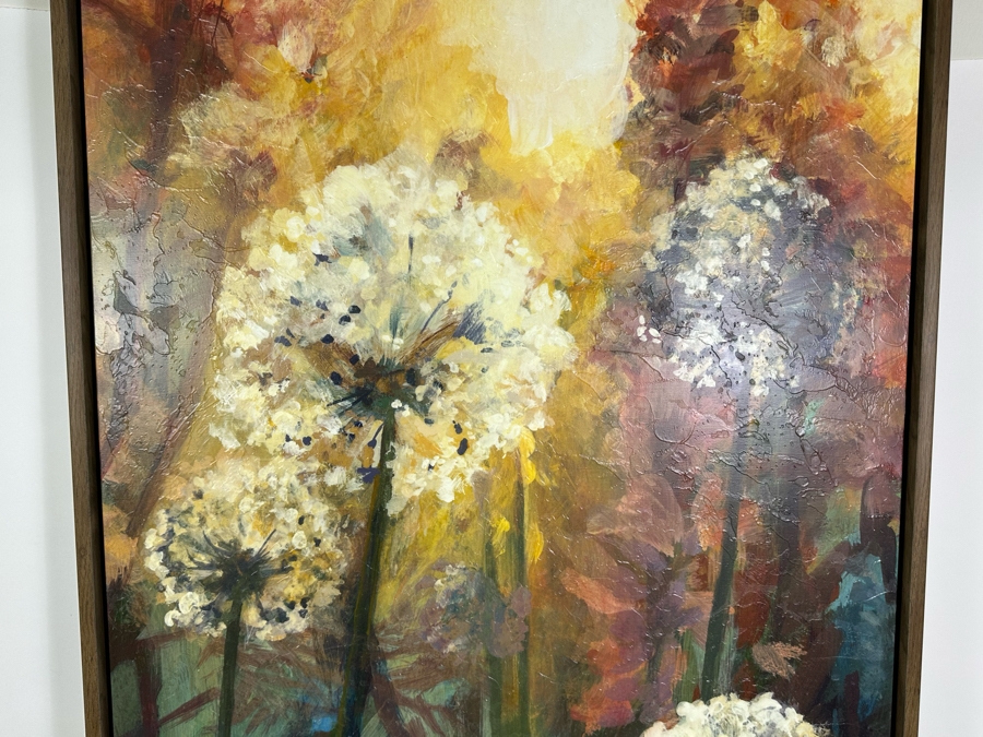 Large Canvas Print Titled 'Garden Sun II' 30 X 63 Framed [Photo 3]