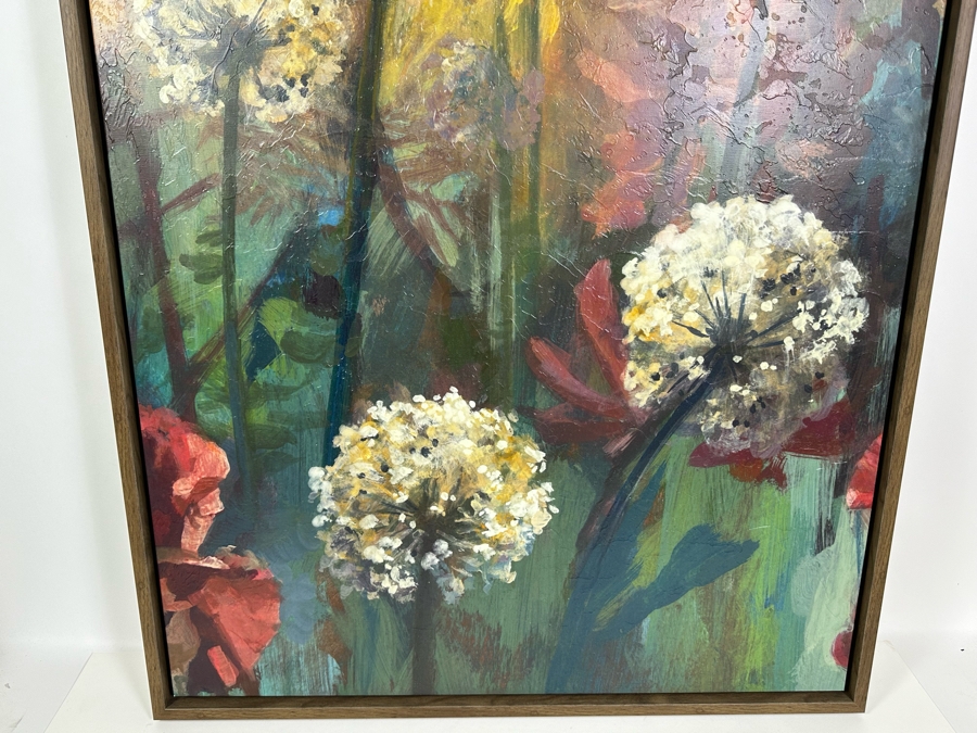 Large Canvas Print Titled 'Garden Sun II' 30 X 63 Framed [Photo 2]