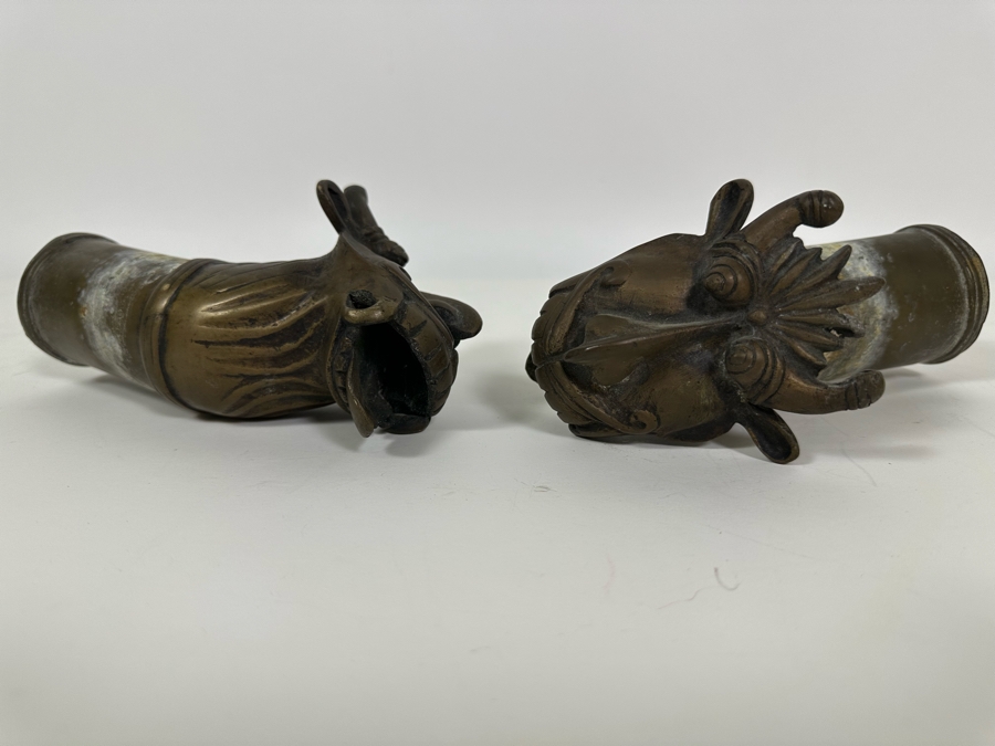 Pair Of Vintage Brass Faucets 7L [Photo 3]