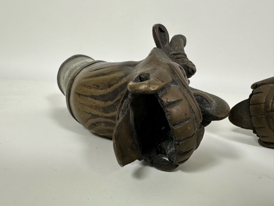 Pair Of Vintage Brass Faucets 7L [Photo 5]