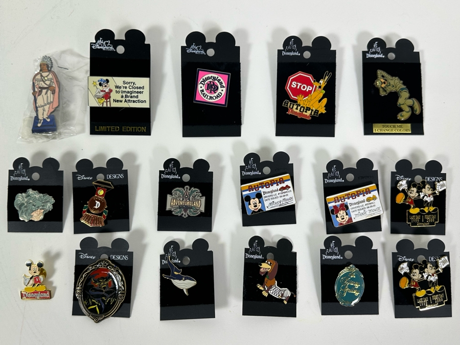 Collection Of Vintage Disneyland Trading Pins [Photo 2]