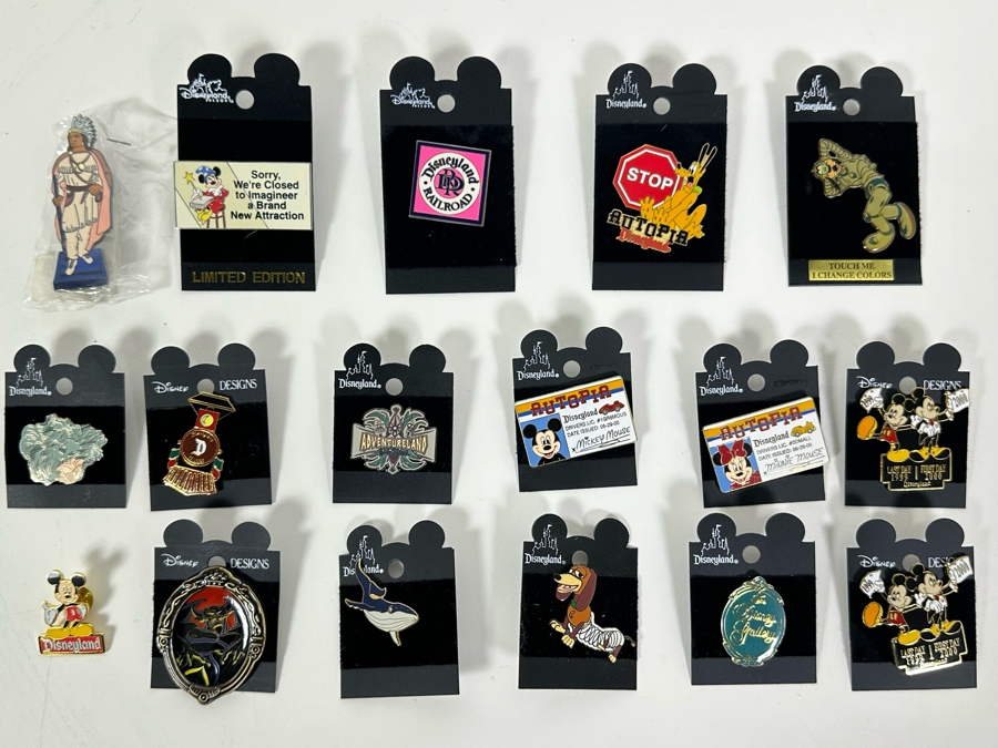 Collection Of Vintage Disneyland Trading Pins [Photo 1]