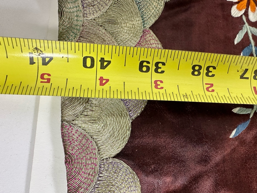 Small Vintage Chinese Silk Embroidered Jacket - See Photos 40.5W X 24L [Photo 11]