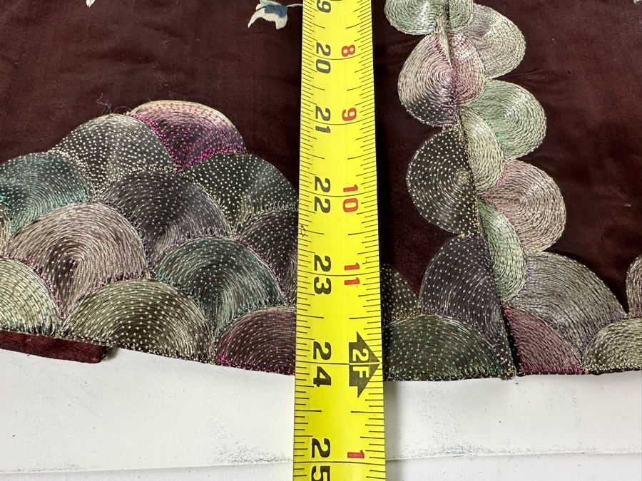 Small Vintage Chinese Silk Embroidered Jacket - See Photos 40.5W X 24L [Photo 10]