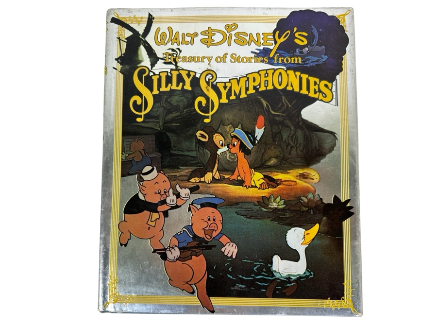 Vintage 1981 Hardcover Book Walt Disney's Treasury Of Stories From Silly Symphonies
