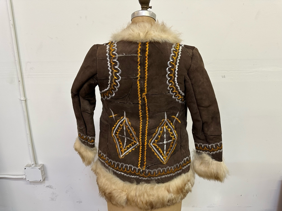 Vintage Handmade Leather Jacket Size S [Photo 7]