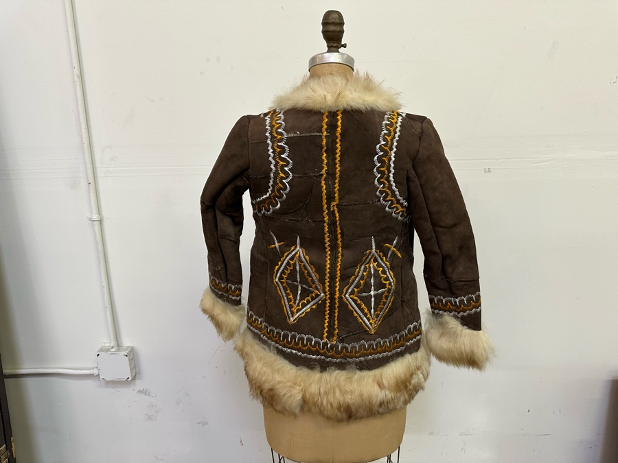 Vintage Handmade Leather Jacket Size S [Photo 6]