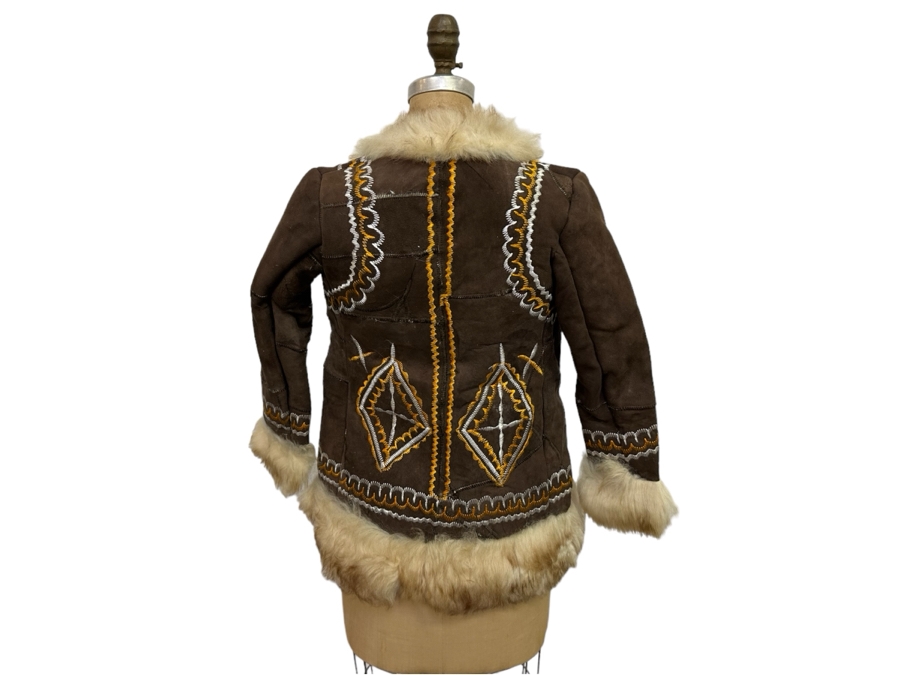 Vintage Handmade Leather Jacket Size S [Photo 2]