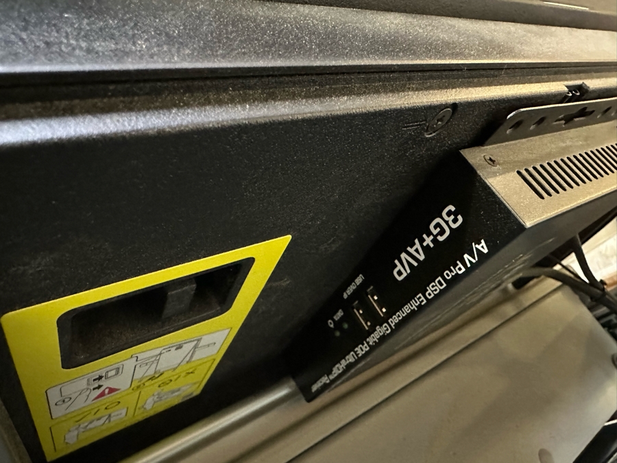 Outdoor Portable TV Stand With Untested TV 57W X 34D X 70H [Photo 7]