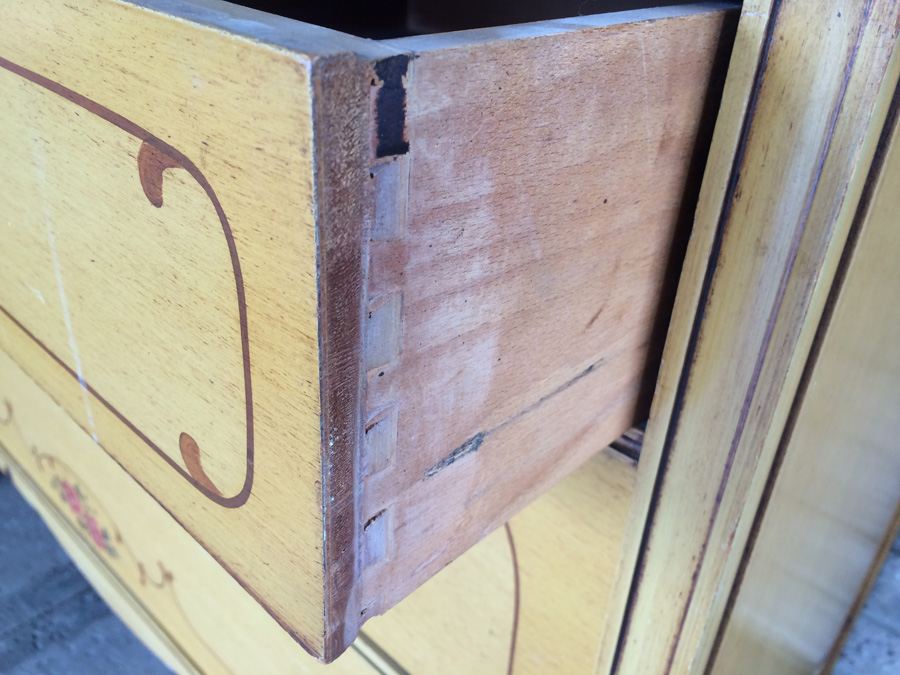 Vintage Hand Painted Chest of Drawers - Karpen Furniture [Photo 17]