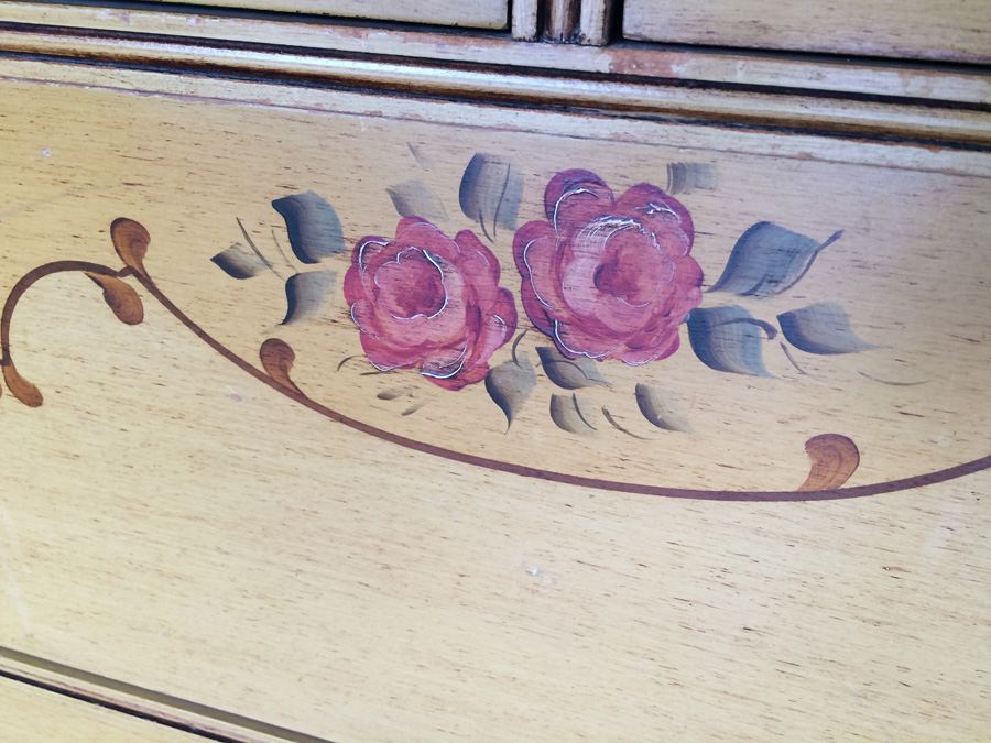 Vintage Hand Painted Chest of Drawers - Karpen Furniture [Photo 7]