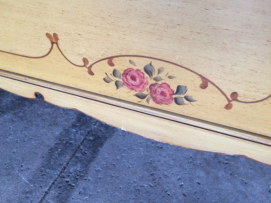 Vintage Hand Painted Chest of Drawers - Karpen Furniture [Photo 9]