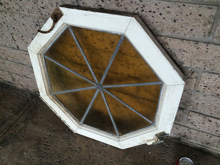 Vintage Amber Glass Window [Photo 8]