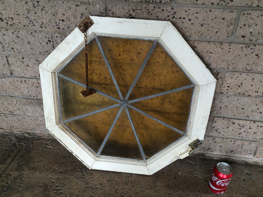 Vintage Amber Glass Window [Photo 5]