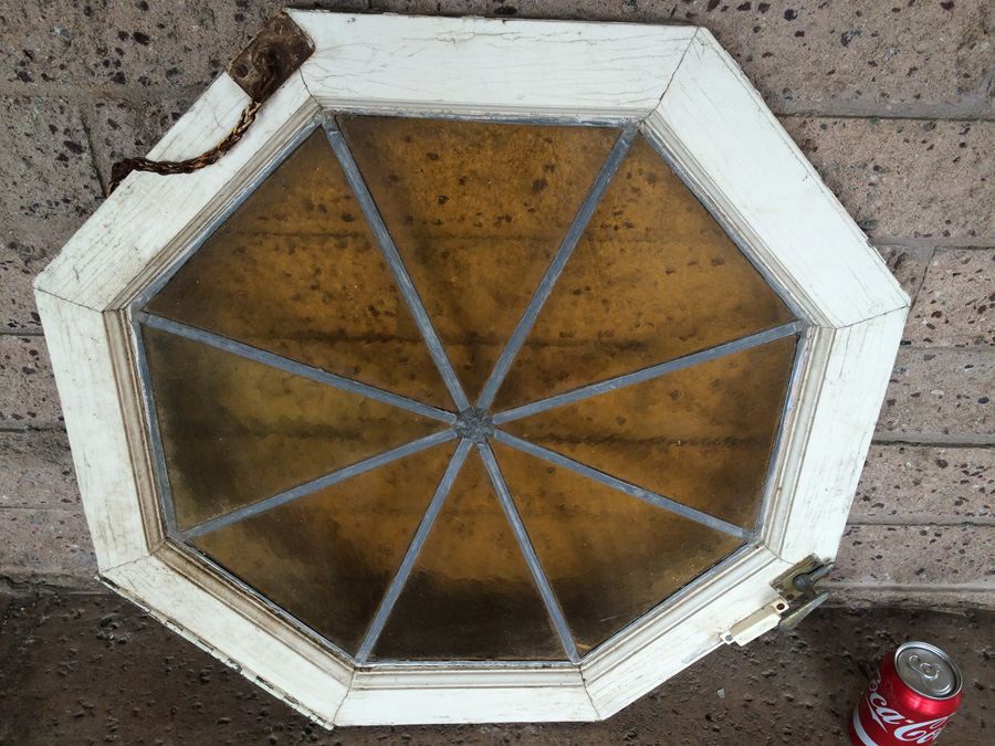 Vintage Amber Glass Window [Photo 6]