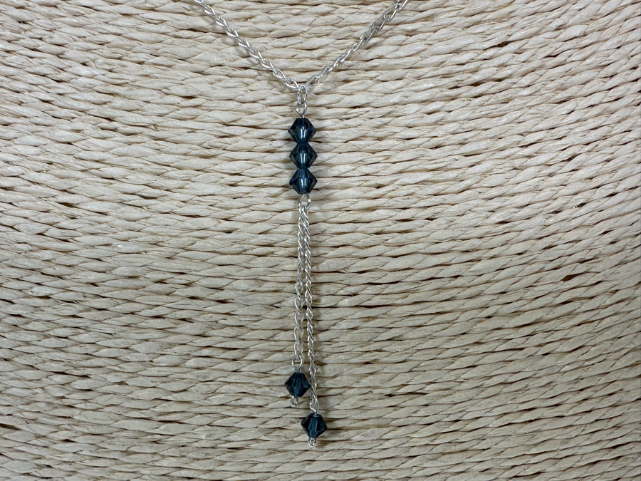 Four Sterling Silver Necklaces 13.4g [Photo 9]