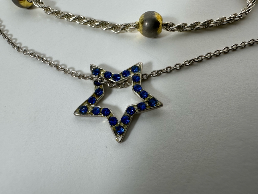 Pair Of Sterling Silver Bracelets 4.9g [Photo 4]