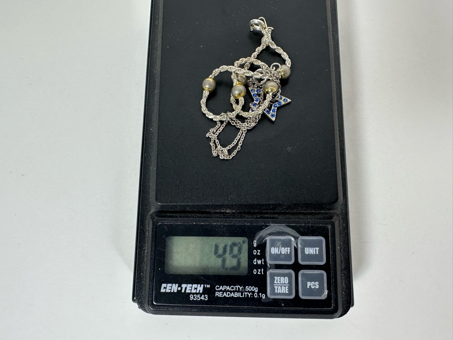 Pair Of Sterling Silver Bracelets 4.9g [Photo 5]