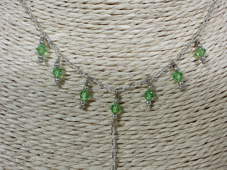 Four Sterling Silver Necklaces 22.4g [Photo 7]