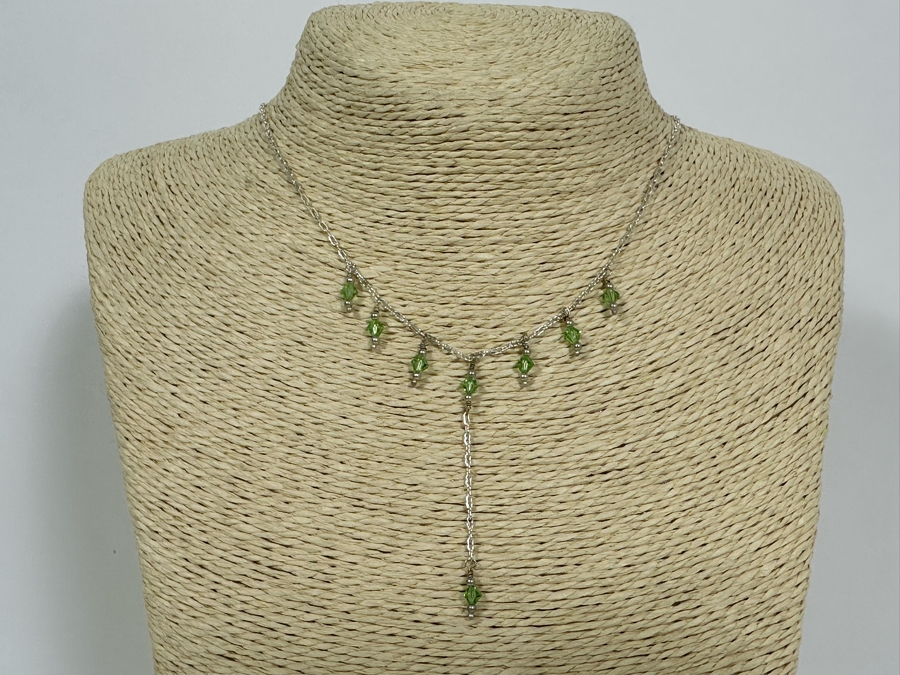 Four Sterling Silver Necklaces 22.4g [Photo 6]