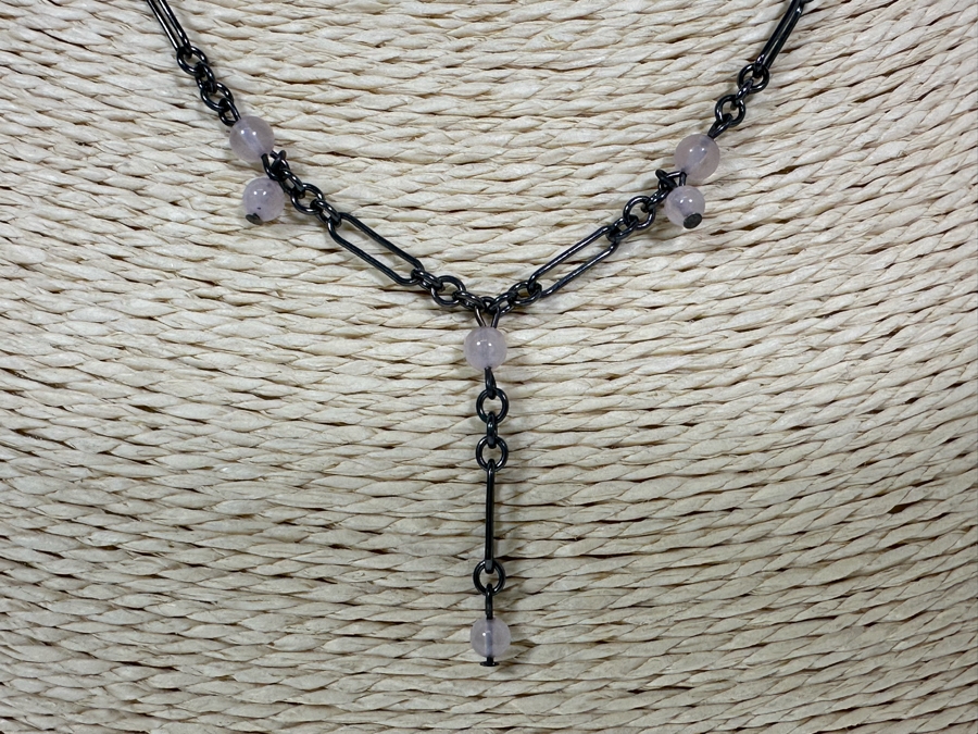 Four Sterling Silver Necklaces 22.4g [Photo 11]